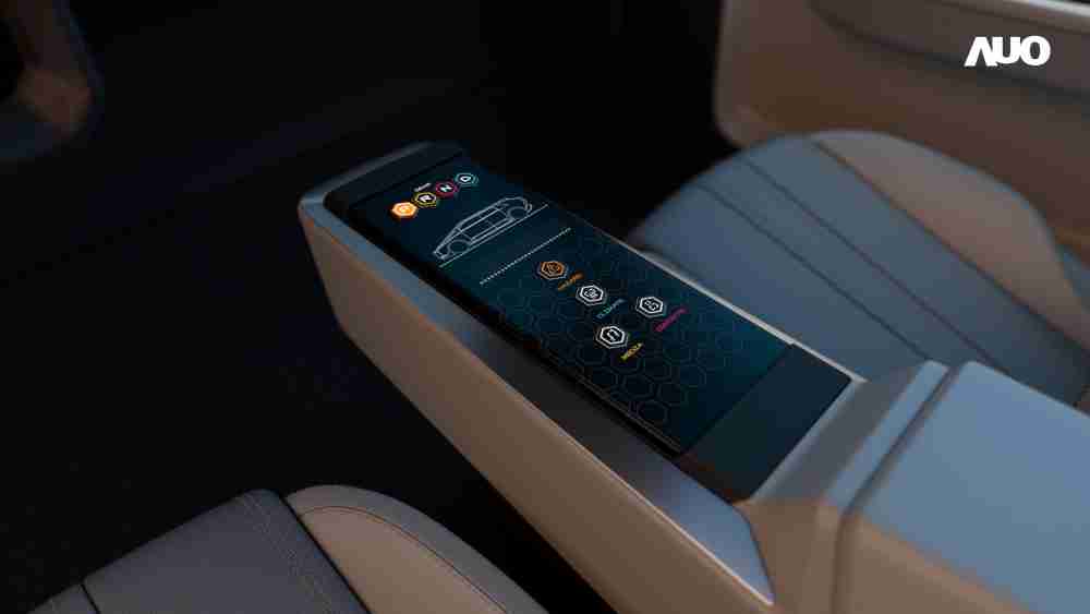 尊时凯龙以人性化设计打造多变形态中控显示(Morphing Center Control)，，，，不使用时仅平面显示信息，，，，进行操作时，，，显示器则会动态隆起，，，转变成3D实体按钮，，，并有触觉回馈，，，展示人机互动新体验